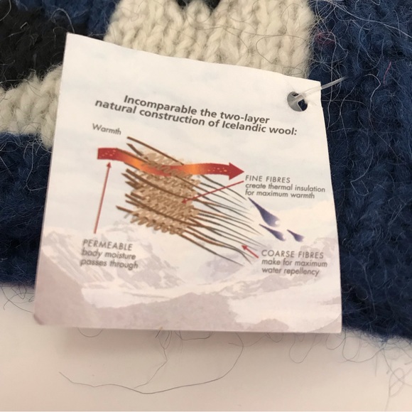 Icelandic Knit Wool Hat - Picture 5 of 10